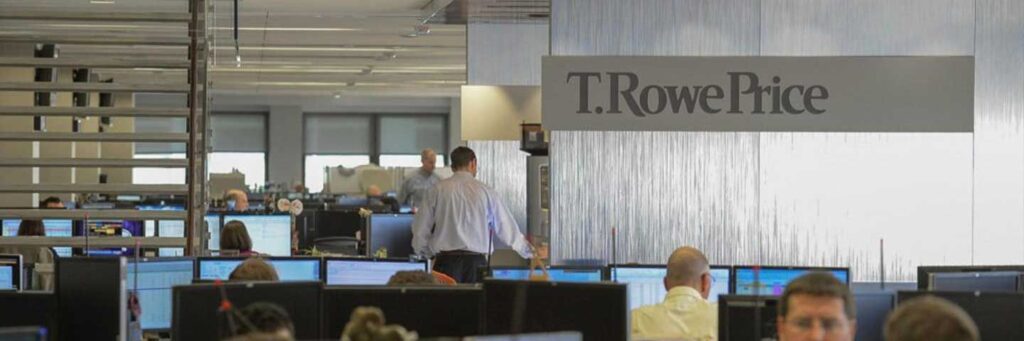 Logo of T. Rowe Price in office space