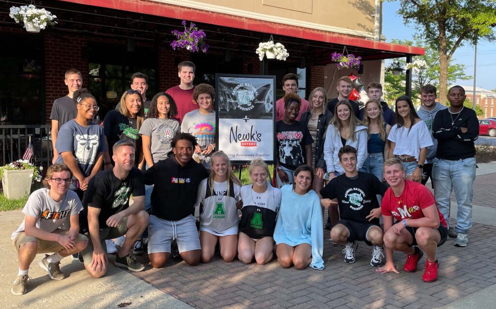 Group of people at Newk's Eatery