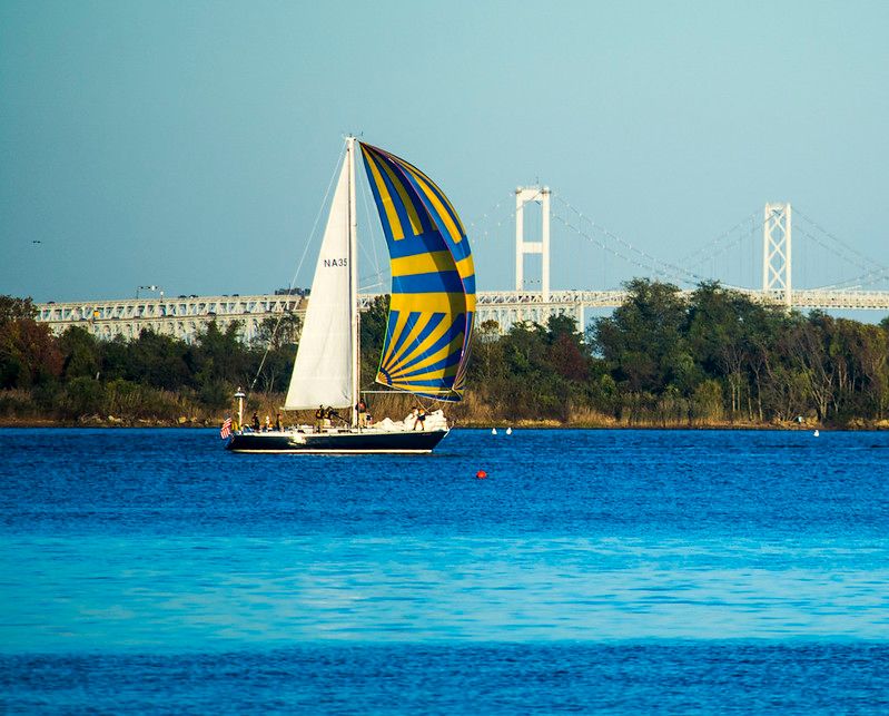 Sailboat on the water