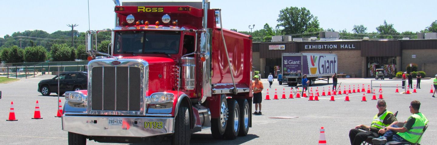 red truck in Maryland