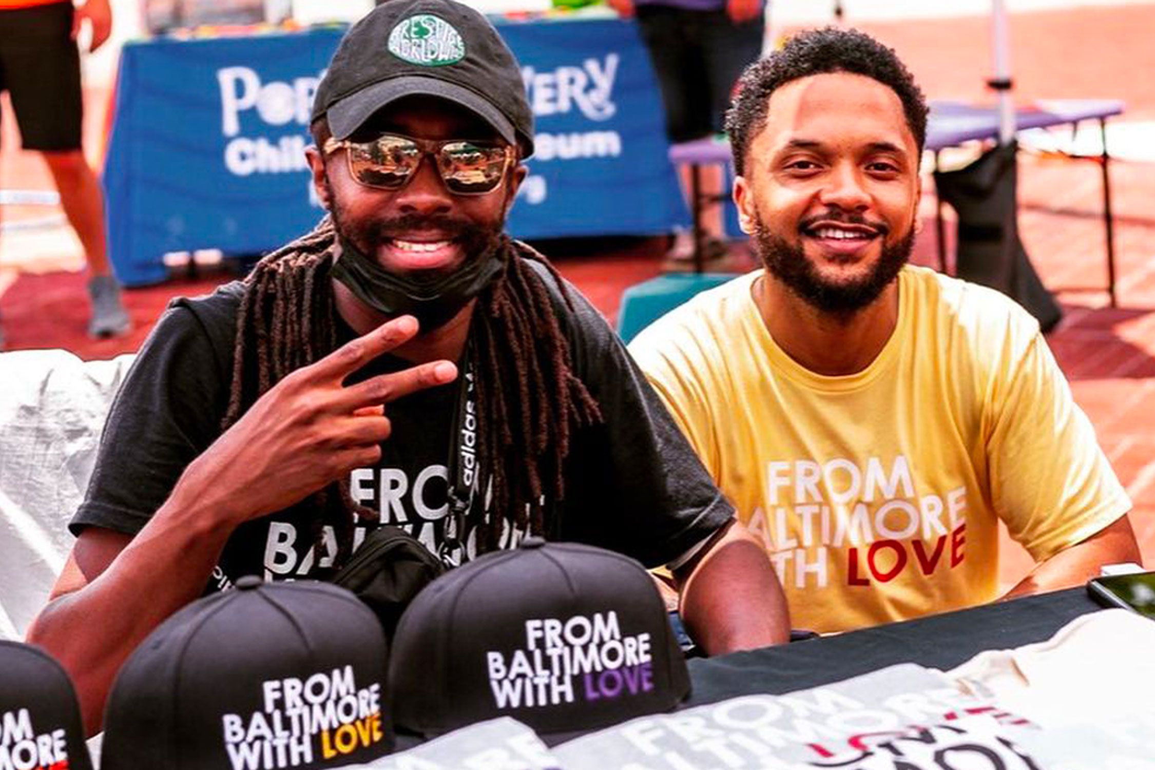 From Baltimore With Love company selling shirts and hats