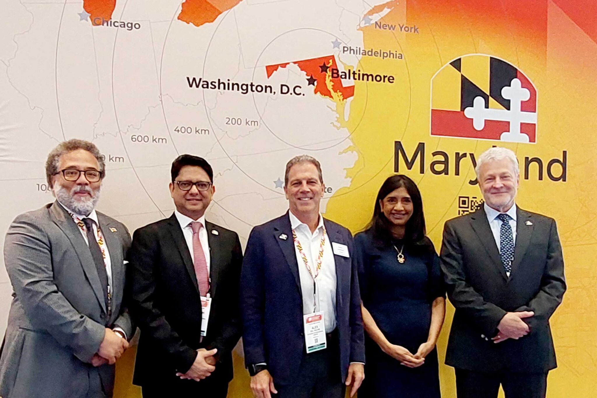 image of Syngene International reps alongside state reps