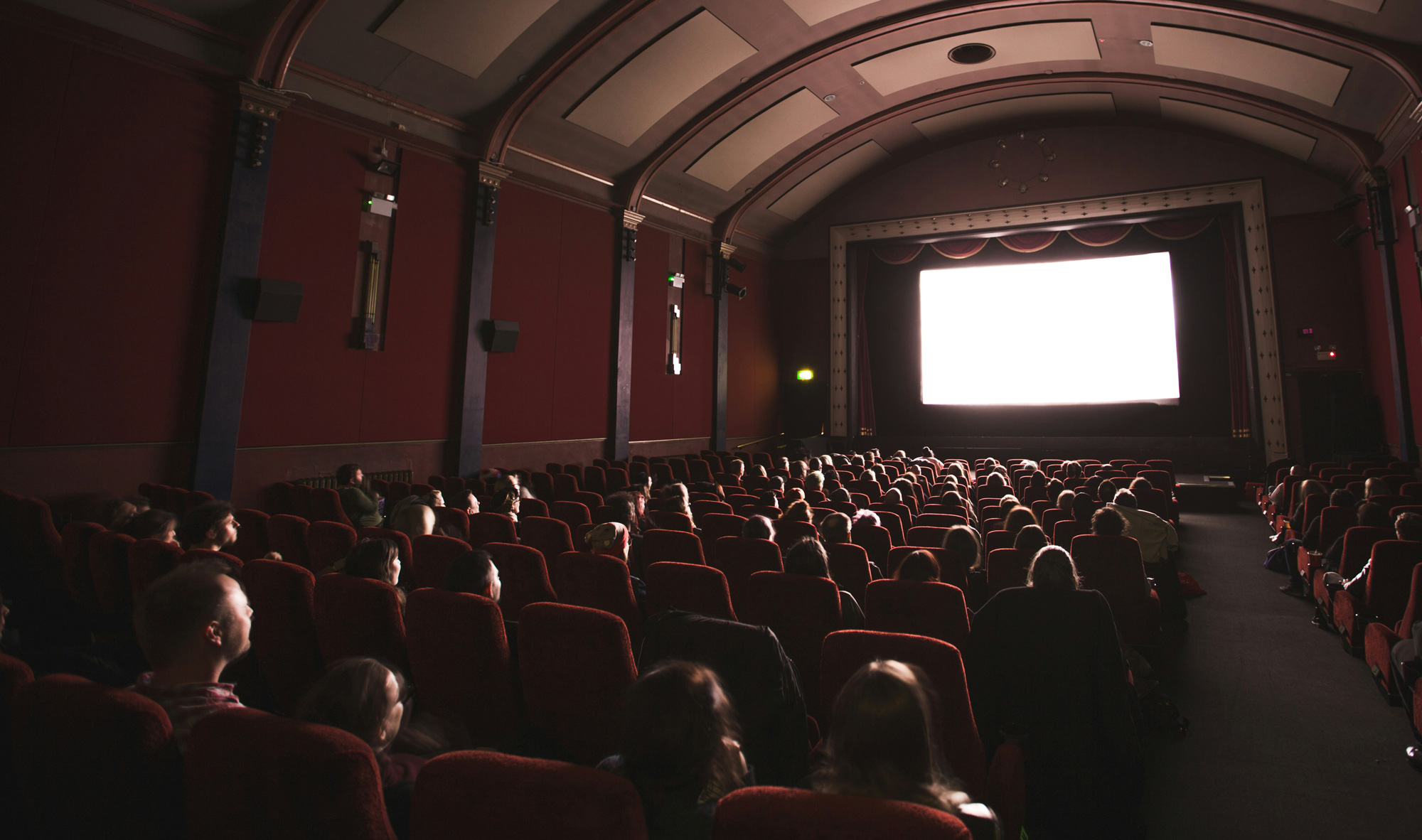 People in a movie theatre
