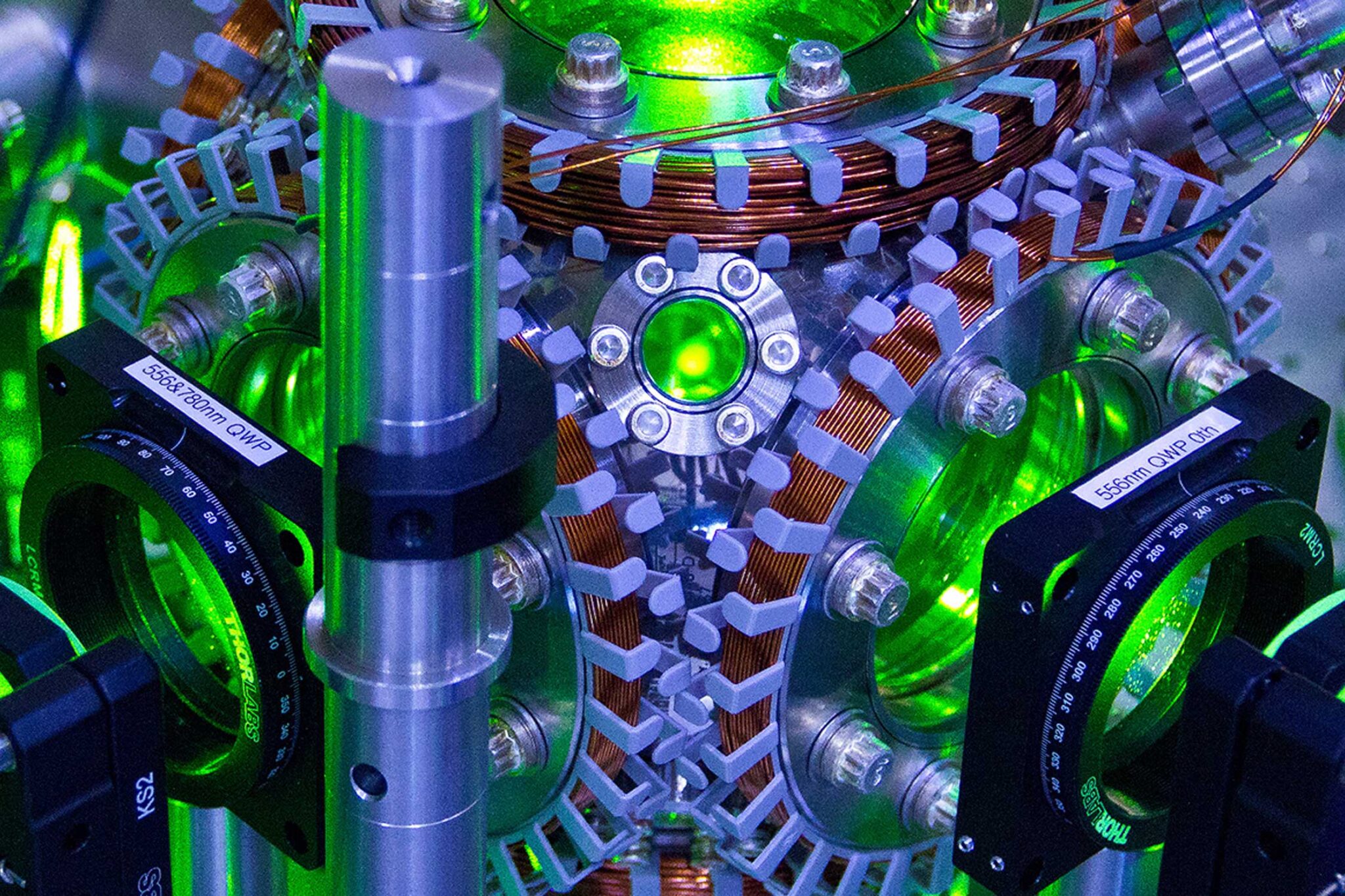 computer equipment with strands of copper wire